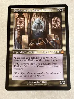 Karlov of the Ghost Council (Retro Frame) Ravnica Remastered Regular - Image 1