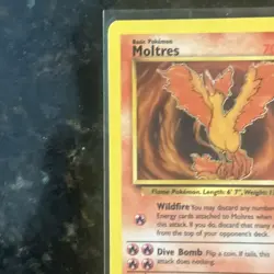 Pokemon: Moltres #27/62 Fossil Set Non Holo Vintage 1999 WOTC - LP - I81 - Image 5
