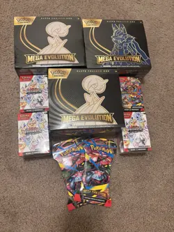 Pokemon Factory Sealed Products Lot x9 (prismatic booster, elite trainer boxes) - Image 1