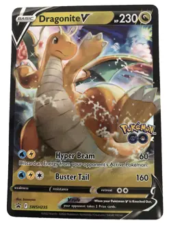 Pokemon TCG Dragonite V SWSH Black Star Promos SWSH235 Holo Promo - Image 1