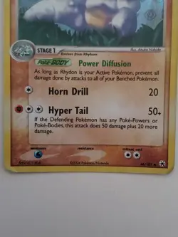 Pokemon TCG Rhydon EX Hidden Legends 46/101 Reverse Holo Uncommon - Image 2