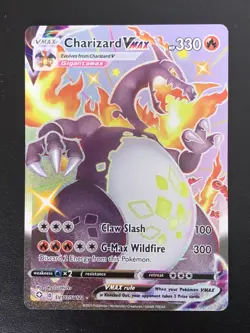 Pokemon TCG Charizard VMAX Shining Fates SV107/SV122 Holo Shiny Holo Rare NM - Image 2