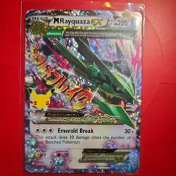 M Rayquaza EX 76/108 Pokemon Celebrations Classic Collection Holo Near Mint - Image 1