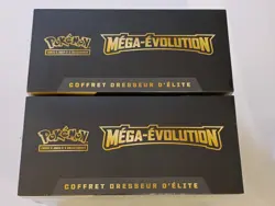 LOT 2 COFFRET POKEMON DRESSEUR D'ELITE ETB ME01 MEGA EVOLUTION FR NEUF SCELLE - Image 3