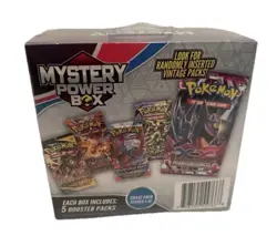 Pokemon TCG Mystery Power Box Factory Sealed 5 Booster Packs Chase Pack 1:10 - Image 2