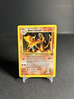 Pokemon TCG Blaine's Charizard 2/132 Gym Challenge Holo Rare MP-/HP - Image 1