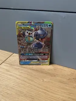 Pokemon TCG Blastoise & Piplup Tag Team GX Cosmic Eclipse 38/236 Holo Ultra Rare - Image 1