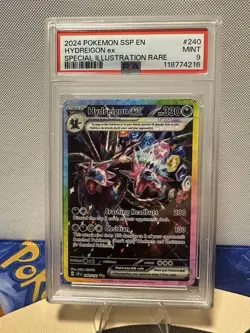 Pokemon TCG Hydreigon EX 240/191 Illustration Rare Surging Sparks PSA 9 Mint - Image 1