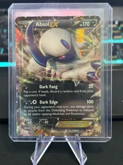 Pokemon Absol EX XY62 Black Star Promo Ultra Rare Holo - MP - Image 1