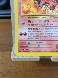 Brock’s Vulpix 37/132 W Stamp Promo - Gym Challenge - Near Mint - Image 3
