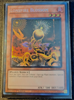Yugioh Lonefire Blossom (PCR) 25th anniversary Rarity Collection NM - Image 1