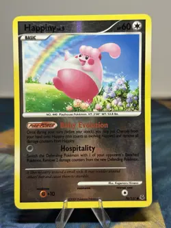 Happiny 76/127 Reverse Holo Platinum Pokemon TCG Cute Artwork Card - Image 1