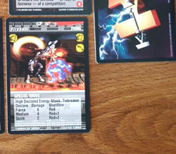 KILLER INSTINCT FIREBALL PROMO CARD 1996 NINTENDO CCG SPECIAL MOVE CARD - Image 1