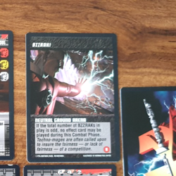 KILLER INSTINCT BZZRAK PROMO CARD 1996 NINTENDO CCG NEUTRAL GROUND ARENA - Image 1