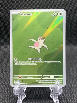 Slakoth 212/191 Surging Sparks Holo Fullart Pokemon TCG Trading Card Game - Image 1
