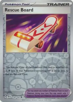 Rescue Board 159/162 Reverse Holo | Temporal Forces | Pokemon Card - Image 1