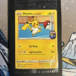 Pokemon Pikachu On the Ball UK Exclusive Futsal Promo Card 001/005 new sealed - Image 1
