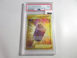 PSA 9 Suspicious Food Tin Secret Rare Champions Path Pokemon Card - Image 1