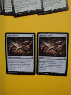 MTG Card. Forebear's Blade x2 Artifact Equipment Dominaria Rare as Pictured - Image 1