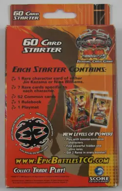 Epic Battles Tekken 5 Trading Card Game 60 Card Starter NEW 2005 - Image 2