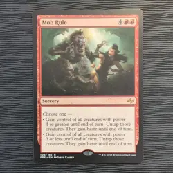 Mob Rule LP - Fate Reforged FRF English Regular MTG - Image 1