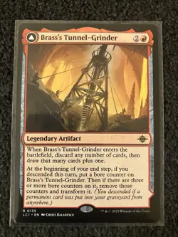 Magic The Gathering MTG - Brass's Tunnel-Grinder - Lost Caverns of Ixalan - Image 1