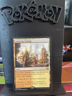 MTG Inspiring Vantage Rare Land 246/264 Kaladesh Lightly Played - Image 1