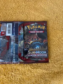 Crimson Invasion Pokemon TCG Booster Pack COMPLETE ART SET 4 Packs SEALED NEW - Image 3