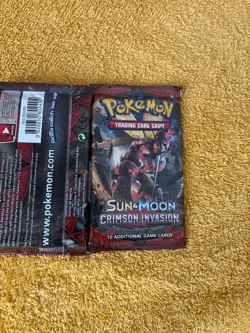 Crimson Invasion Pokemon TCG Booster Pack COMPLETE ART SET 4 Packs SEALED NEW - Image 4