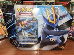 Pokemon TCG Empoleon V Strikers Tin Bundle Sealed NiS *Small Ding In Tin - Image 1