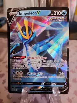 Empoleon V SWSH108 Black Star Promo Full Art Holo Pokemon TCG - Image 1
