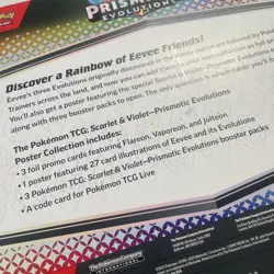Pokemon TCG - Scarlet & Violet - Prismatic Evolutions Poster Collection - SV 8.5 - Image 3