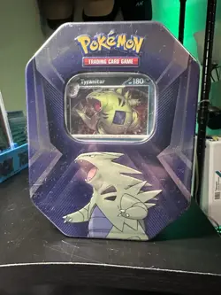 FACTORY SEALED - Pokemon TCG: Tyranitar Triple Whammy Tin - BRAND NEW - Image 1