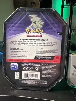 FACTORY SEALED - Pokemon TCG: Tyranitar Triple Whammy Tin - BRAND NEW - Image 3