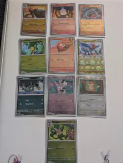 Pokemon TCG Black Bolt / White Flare Pokeball Reverse Holo Bundle x10 - Image 1