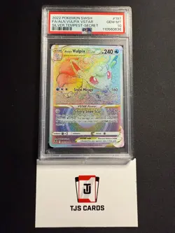 Alolan Vulpix VSTAR - PSA 10 - Silver Tempest 197/195 - Pokemon - Image 1