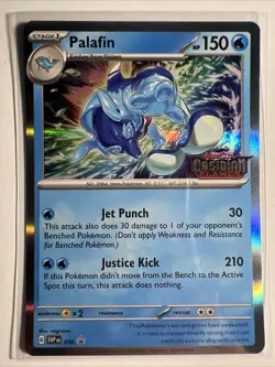 Palafin - SVP036 Obsidian Flames Prerelease Promo Holo Pokemon - NM - Image 1