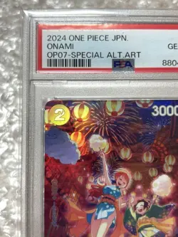 PSA 10 Onami SP R OP06-101 One Piece Card 500 Years Future Parallel - Image 3
