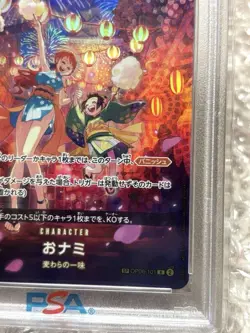 PSA 10 Onami SP R OP06-101 One Piece Card 500 Years Future Parallel - Image 5