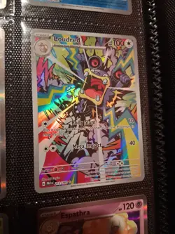 Pokemon TCG Loudred Paradox Rift 212/182 Holo Full Art Illustration Rare Card - Image 1