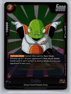 Awakened Pulse #FB01-114 Guldo Foil Dragon Ball Super Card Game NM - Image 1