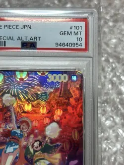 PSA 10 Onami SP R OP06-101 One Piece Card 500 Years Future Parallel - Image 4