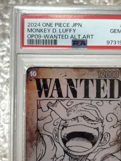 PSA 10 Luffy Nika Wanted Poster SEC SP OP05-119 One Piece Card Rare - Image 3