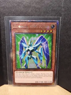 Elemental Hero Prisma Platinum Secret Rare Card RA03-EN193 - Image 1