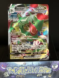 Pokemon Card Rayquaza VMAX 101/159 Crown Zenith Holo Ultra Rare NM - Image 1