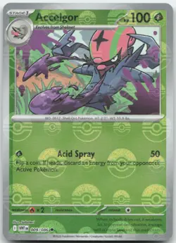 Accelgor (Poke Ball Pattern) 009/086 Reverse Holo SV: White Flare Pokemon Card N - Image 1