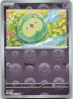 Solosis (Poke Ball Pattern) 037/086 Reverse Holo SV: Black Bolt Pokemon Card NM - Image 1