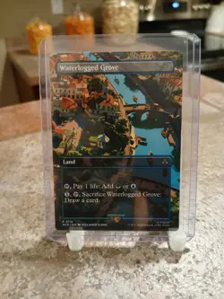 MTG Waterlogged Grove (Borderless) Universes Beyond: Assassin's Creed Magic - Image 1