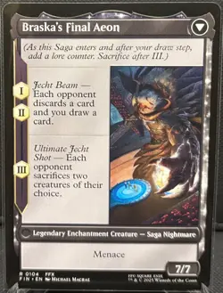 MTG Final Fantasy Jecht, Reluctant Guardian/Braska's Final Aeon (Rare) - Image 2
