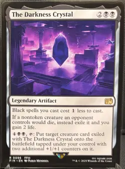 MTG Final Fantasy The Darkness Crystal (Rare) - Image 1